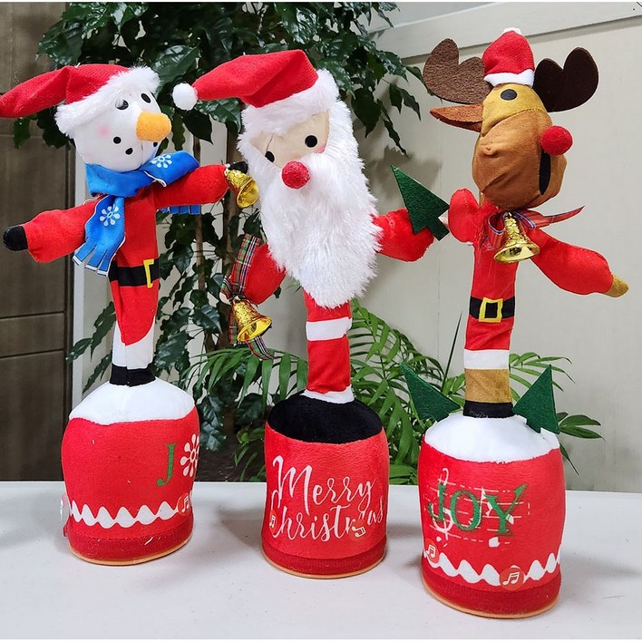 춤추는 산타 멜로디 인형 따라쟁이 녹음 재생 가능