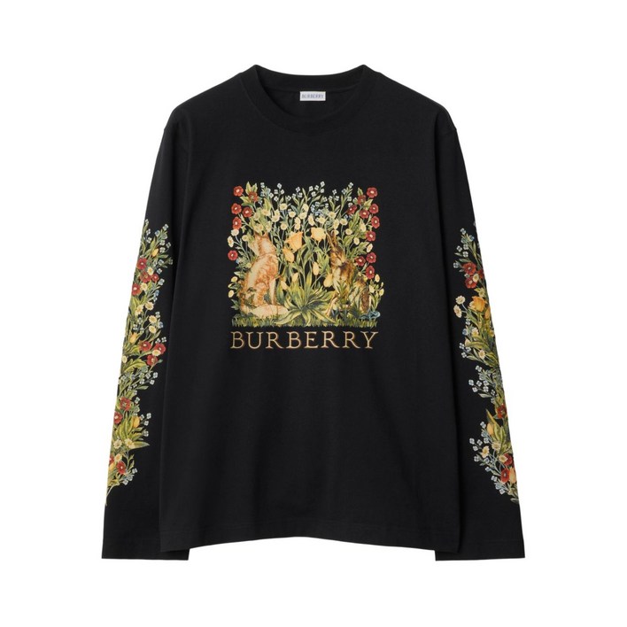 버버리 포레스트 프린트 긴소매 티셔츠