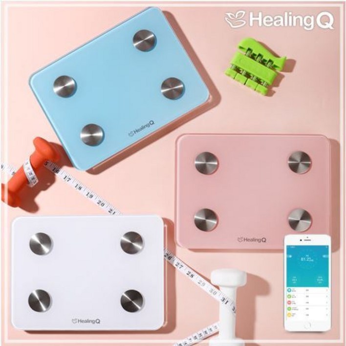 힐링큐 스마트 체중계 HQS3000, HQS3000, 화이트 힐링큐 스마트 체중계 HQS3000, HQS3000, 화이트