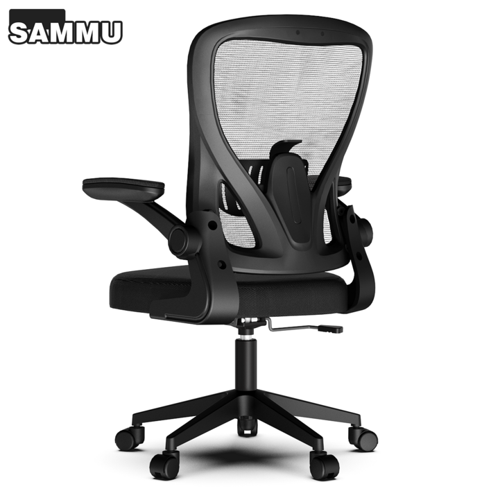 SAMMU 컴퓨터 의자 사무용 의자 학습용 의자 게이밍 의자 인체 공학적 디자인 조절 가능한 팔걸이 및 요추 지지대, 검은색 SAMMU 컴퓨터 의자 사무용 의자 학습용 의자 게이밍 의자 인체 공학적 디자인 조절 가능한 팔걸이 및 요추 지지대, 검은색