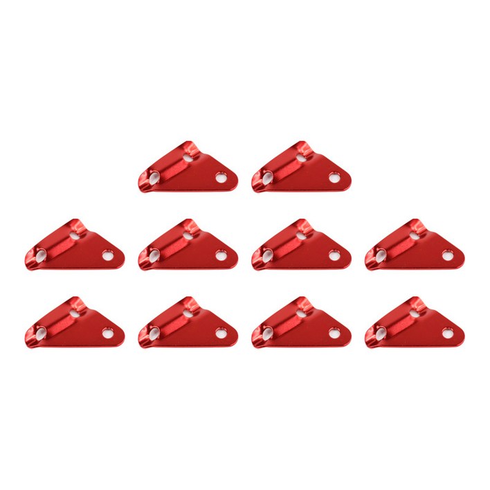KOOLMAN쿨맨 삼각스토퍼 8mm 10개, 삼각스토퍼 10개  레드