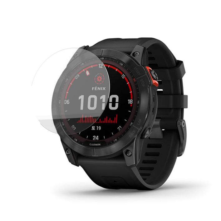 아이디스킨 가민 피닉스 7x 솔라 액정보호 방탄 글라스 9H 강화유리, 피닉스 7x 강화유리 1매