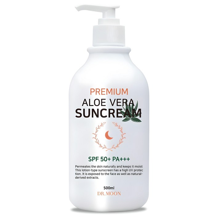 닥터문 프리미엄 알로에베라 선크림 SPF50 PA, 500ml, 1개