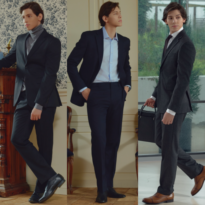 워모 워모프리미엄 스트레치 수트 4종 SET