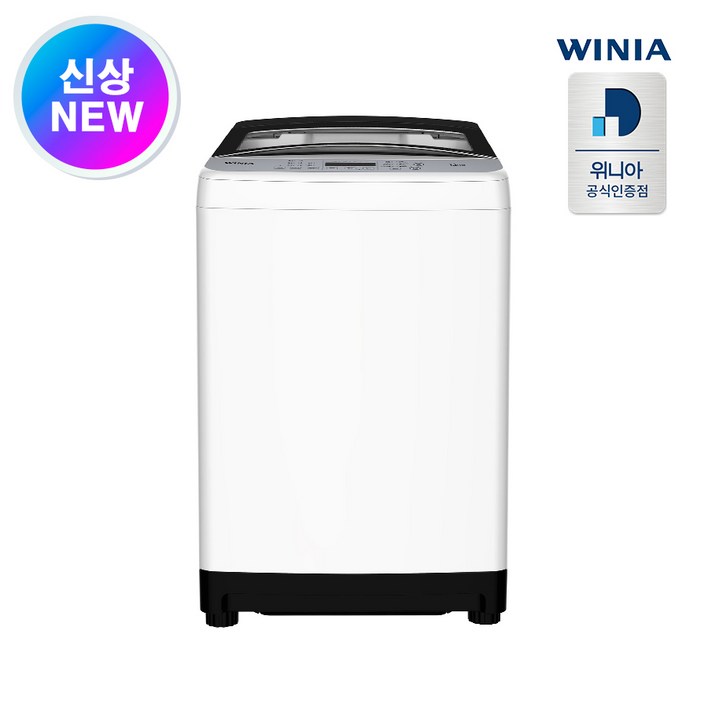 위니아 12kg 저소음 세탁기 통돌이 원룸 사무실 스타드럼 화이트 EWF12WG1WA