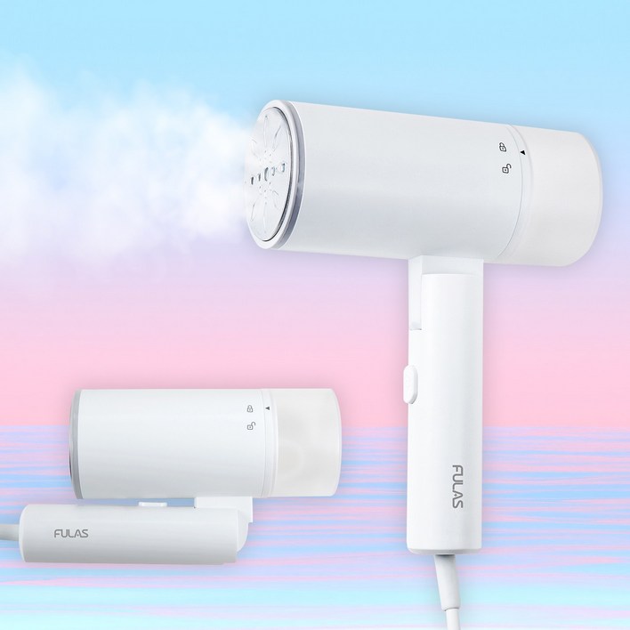 풀라스 폴더블 핸디형 스팀 다리미, FLIR1000, 화이트 풀라스 폴더블 핸디형 스팀 다리미, FLIR1000, 화이트