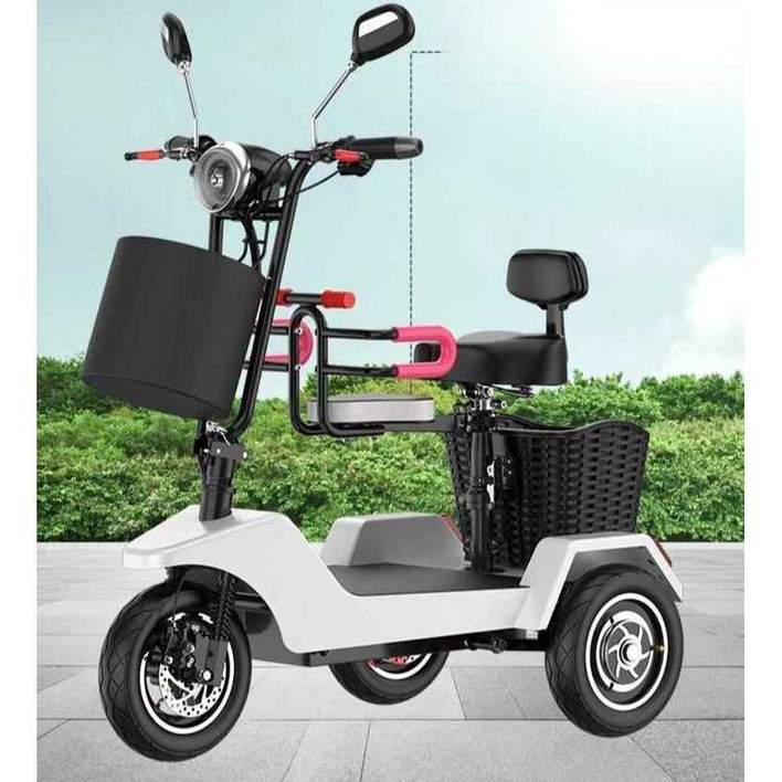 세발전기자전거 자토바이전기삼륜 미니전동, 36V12A납산1인약30km48V