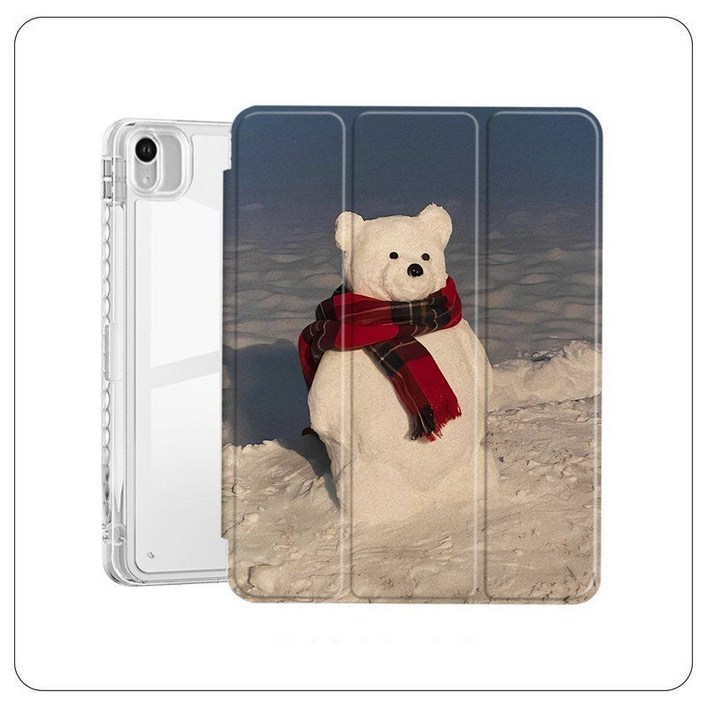 목돌이 곰돌이 스노우맨 귀여운 2024 아이패드케이스 태블릿커버