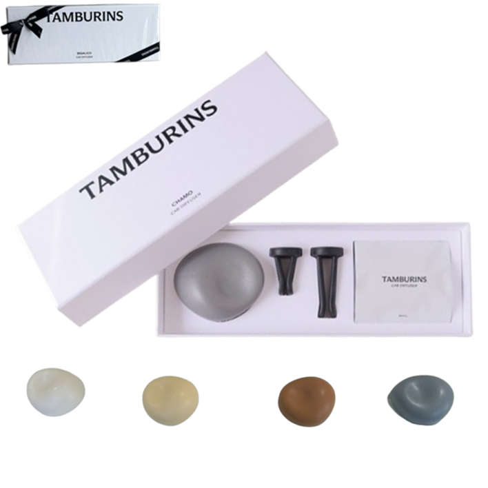 리본포장 탬버린즈 TAMBURINS 카 디퓨저 차량용 방향제 4가지 향 중 택1