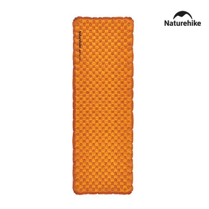 네이처하이크 UL Tuye R5.8 에어 매트 싱글 스퀘어 두께8CM 1인 초경량 백패킹, 오렌지