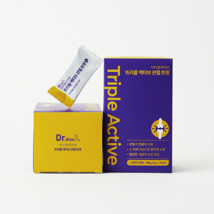 닥터얼라이브 트리플 액티브 강아지 관절 영양제 90g