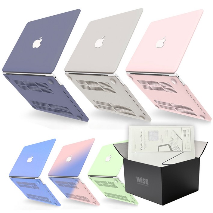 와이즈 맥북프로 13인치 컬러 케이스 구성품 세트 A1708 A1988, 아이보리, 1개