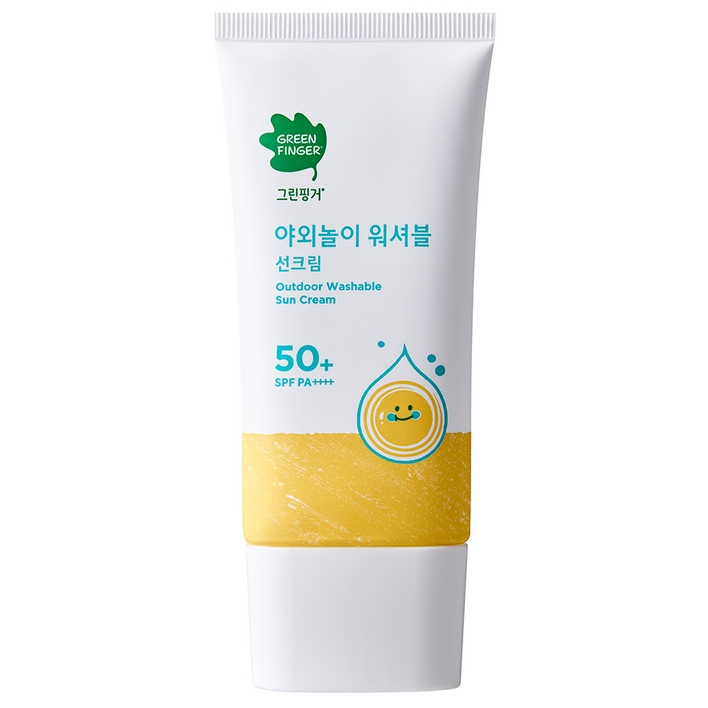 그린핑거 야외놀이 워셔블 선크림 SPF50 PA