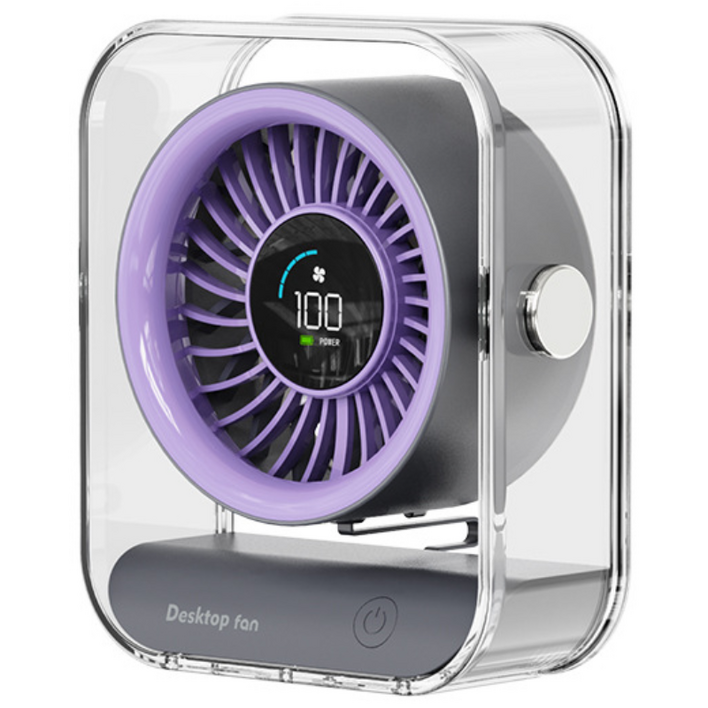 SHILONG 무선 무소음 탁상용 선풍기 미니 파워 서큘레이터