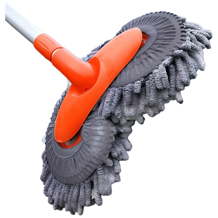 투데이리빙 4세대 업그레이드 3단 세차 밀대 듀얼 헤드 각도 조절 차량용 브러쉬 자동차 세차용 접이식 걸레 차량 대걸레 청소 용품