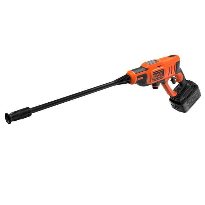 블랙앤데커 20V MAX 충전 고압 세척기 BCPC20D1, BCPC20D1, 혼합색상, 1개, 본품 + 추가배터리1개