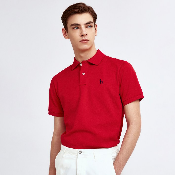 헤지스 아이코닉 반팔 피케 티셔츠 HZTS4B