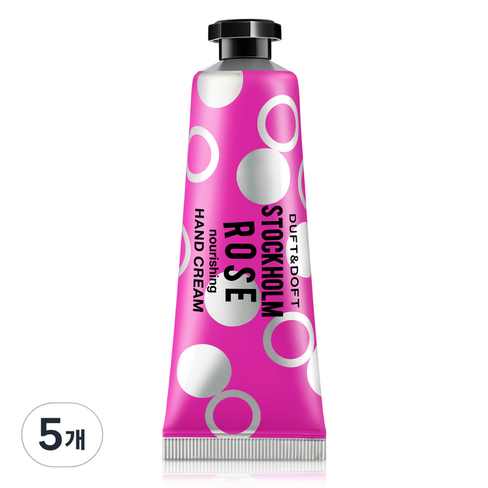 더프트앤도프트 너리싱 핸드크림 스톡홀름로즈, 5개, 50ml 더프트앤도프트 너리싱 핸드크림 스톡홀름로즈, 5개, 50ml