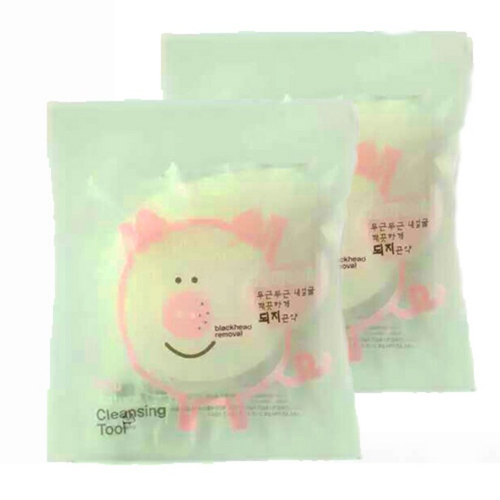 엄마바바 유아곤약목욕스펀지, 물방울순수, 2개