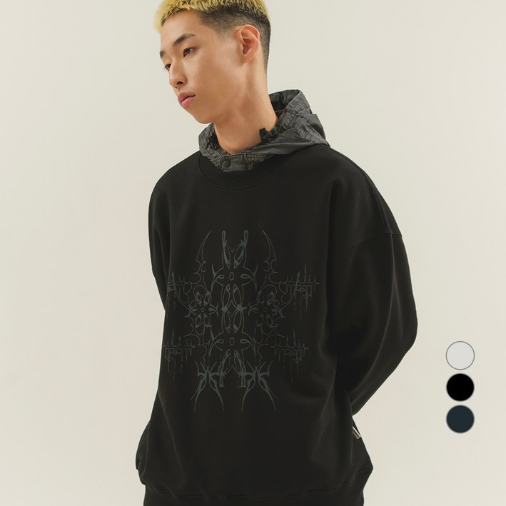 카멜워크 남성용 버터플라이 스웨트 셔츠
