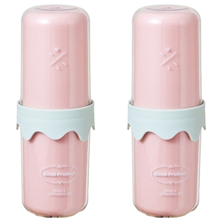 더자카 파스텔 휴대용 칫솔 케이스