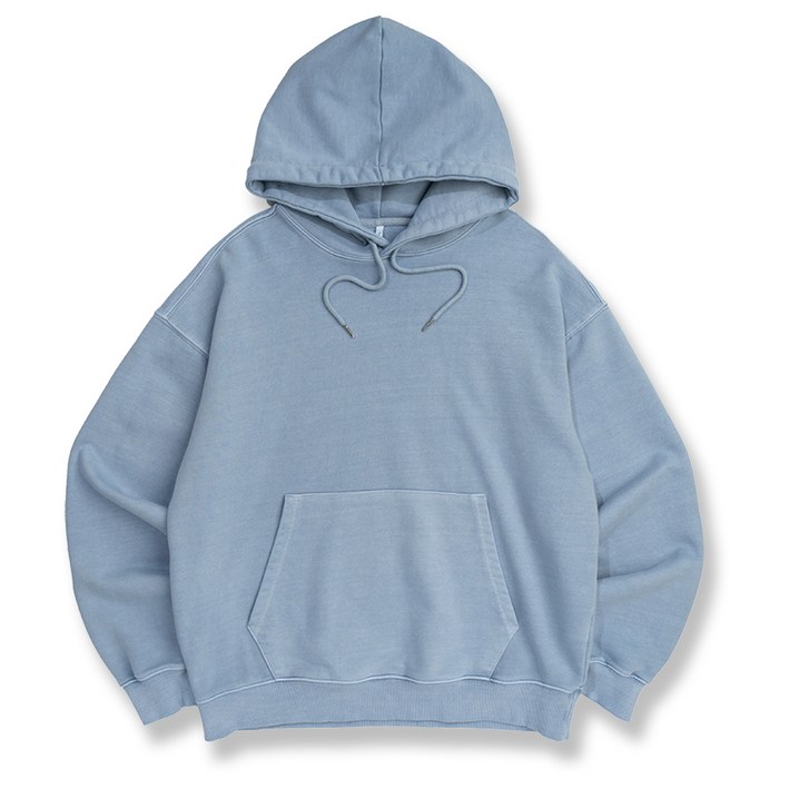 일루소 600G 피그먼트 워싱 후드티