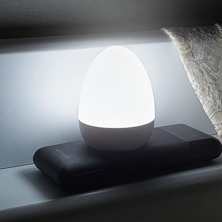 해리 무선충전 보조배터리 미니 무드등