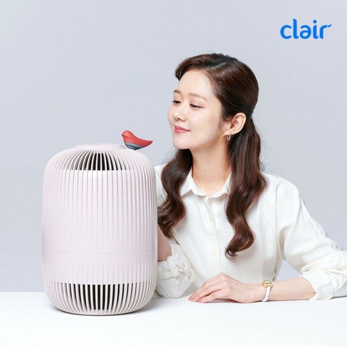 [디자인상 수상] 클레어 K 공기청정기 침실용 아이방용 초미세먼지 미니공기청정기
