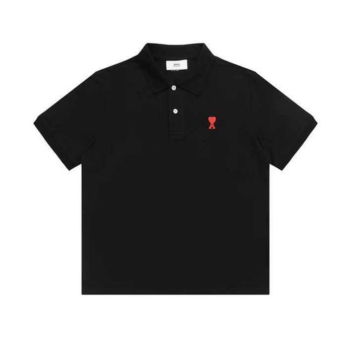 아미 23FW 430 남성 하트로고 카라 반팔 티셔츠 UPL001 760