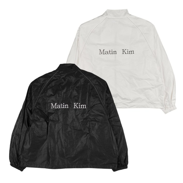당일발송 마뗑킴 자켓 로고 코팅 점퍼 MATIN KIM LOGO COATING JUMPER + GRAD 정품보증택