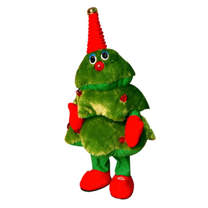 케바케 춤추는 따라쟁이 트리 루돌프 곰 인형 댄싱 노래 멜로디 크리스마스 장식 소품