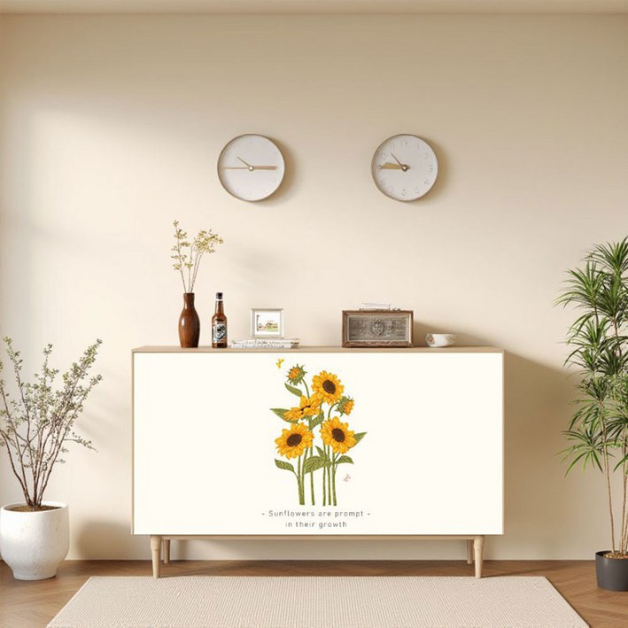 메이스 다용도 찍찍이 붙이는 선반 책상 주방 바란스 가림막 커튼