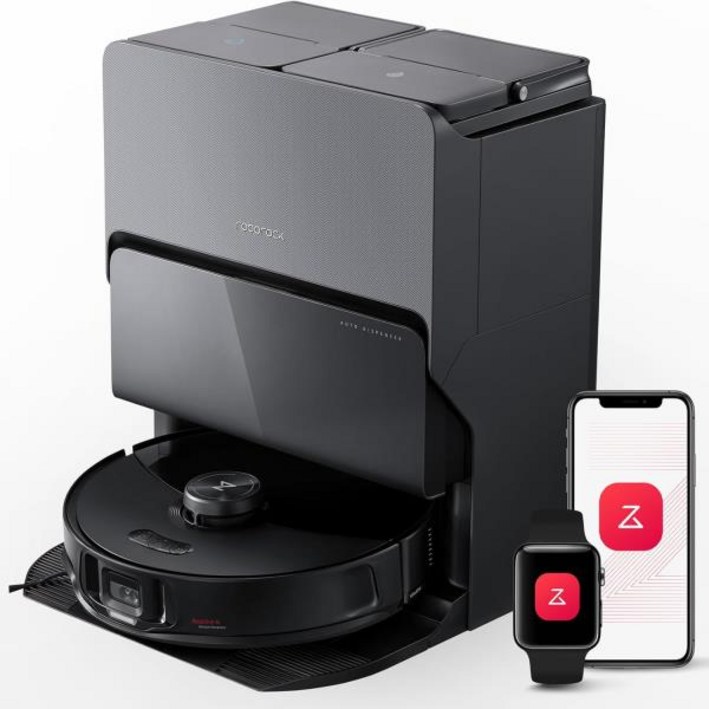 roborock S8 MaxV 울트라 로봇 진공 및 음파 , 10000 Pa 흡입, 모서리부터 가장자리까지 깊은 청소