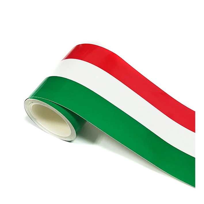 알테쉬 3색 라인 스티커 포인트 랩핑 데칼 호환 7.5 x 25M, 1개, 이탈리아