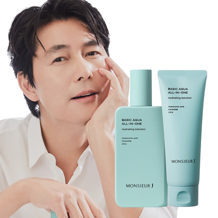 뮤슈제이 베이직 아쿠아 수분 진정 올인원 200ml+120ml