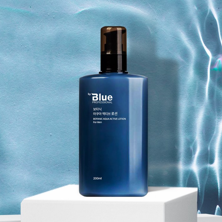 남자로션 피부미백 보습 지성건성 바이블루 보타닉 아쿠아 액티브 로션 200ml, 200ml, 1개