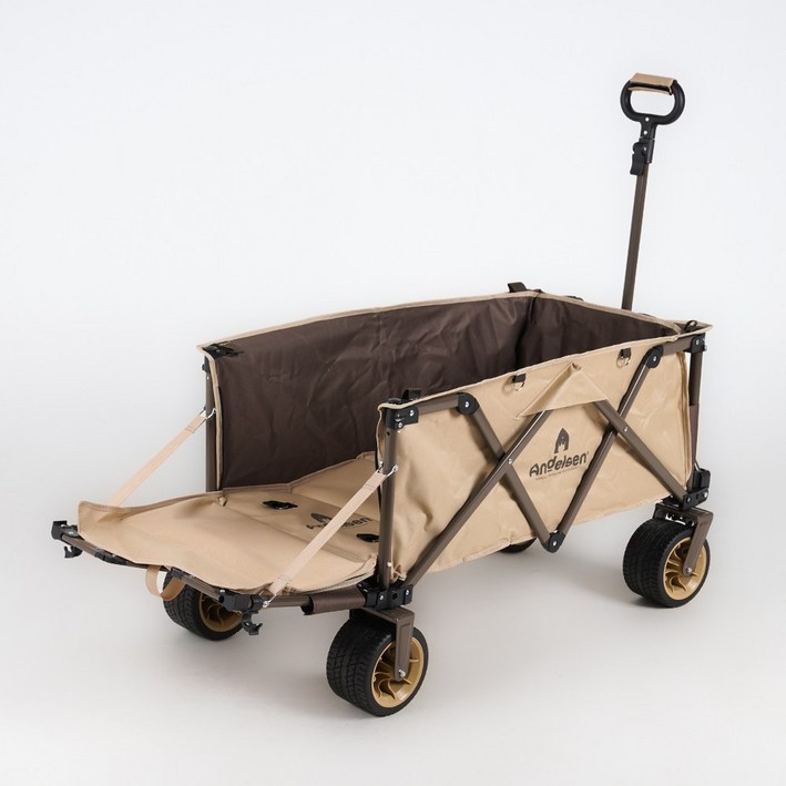 판매1위 안델센 V3 울트라 캠핑 웨건뒷문개방형 4종 컬러 출시 광폭타이어 바퀴분리 세척, 3단핸들, 저소음 , 견고성 강화, 모카무스25년 7월업버젼, 1개
