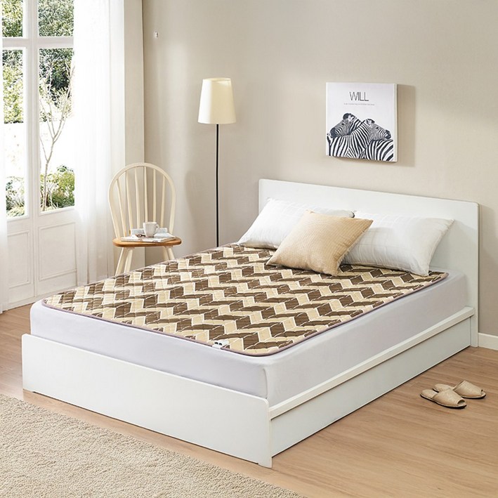 (EMP안심) 퓨랜더 극세사 더블 전기요 2인용 전기매트 130x180cm