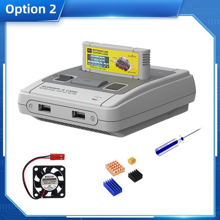 Retroflag SUPERPi 4 Case for Raspberry Pi J with Cartridge Safe Shutdown Reset [A00026123]