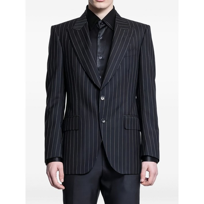 톰포드 핀스트라이프 싱글 브레스티드 블레이저