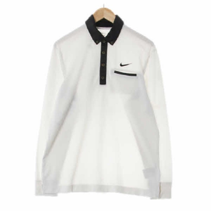 기타 6331 NIKE화이트 드라이핏 카라배색피케티 [L]