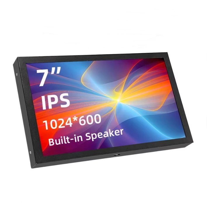 IceCrab 7인치 IPS 휴대용 모니터 멀티포트 카메라 프로젝터 컴퓨터 셋탑박스 범용 호환성