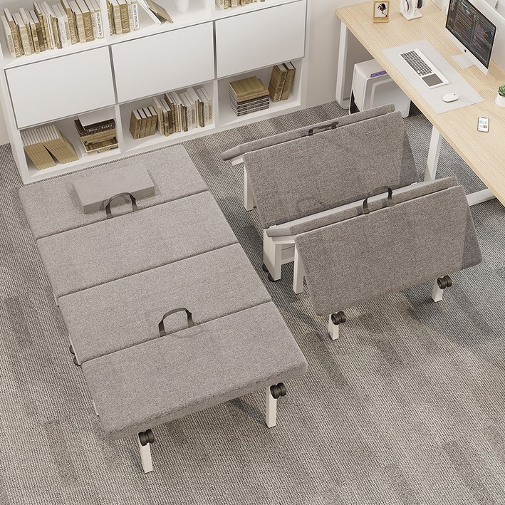 아르디스 1인용 4단 접이식 침대, 화이트