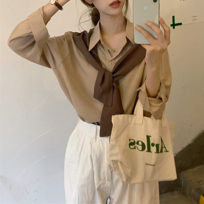예쁨시전 배색 케이프 숄 가디건 긴팔 셔츠 페이크 코디 세트 예쁨시전 배색 케이프 숄 가디건 긴팔 셔츠 페이크 코디 세트
