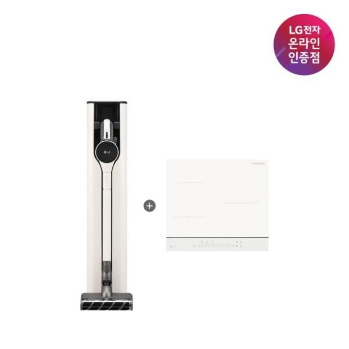 (LG전자) (세트상품) 코드제로 오브제컬렉션 A7 Core(카밍베이지)+DIOS(디오스) 오브제컬렉션 인덕션 3구(화이트) (A727WA+BEI3QKHLOE/빌트인전용)