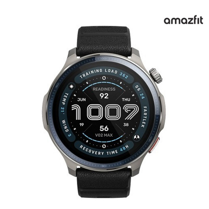 어메이즈핏 밸런스2 블랙 스마트워치 골프 GPS 프리다이빙 하이록스 (구매선물)-ISK