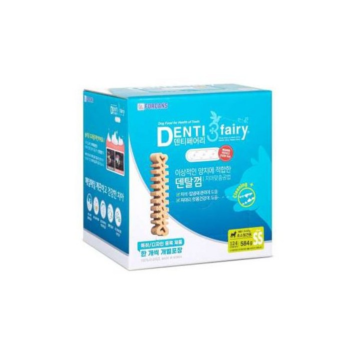 포켄스 덴티페어리 강아지 치석케어 덴탈껌 SS 초소형견 124개입 304041