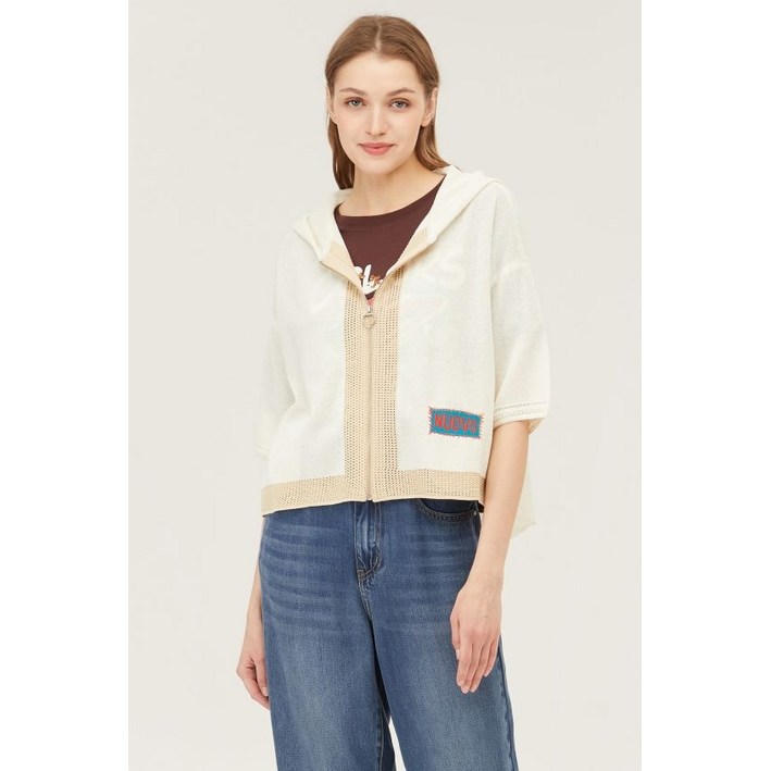 매장 베네통 스카시 후드 집업 니트가디건 BAKCA6531