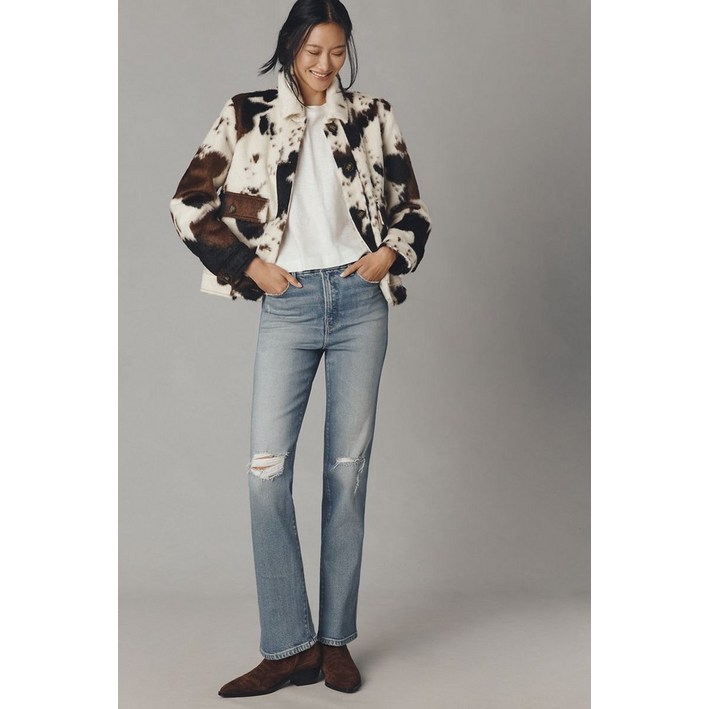 Good American Soft Tech Good Curve HighRise Straight Jeans