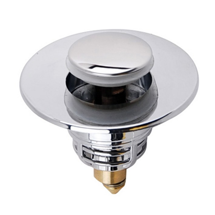 세면대 이지 팝업 똑딱이 물마개 자동 폽업 세면기 원터치 폼업 배수구 푸쉬 뚜껑 교체 부속 바로 체결, 1개